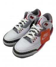 NIKE (ナイキ) エアジョーダン3 レトロ OG "ファイヤーレッド" (2022) レッド×ホワイト サイズ:25.5ｃｍ