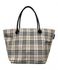 BURBERRY LONDON (バーバリーロンドン) ノバチェックトートバッグ ベージュ