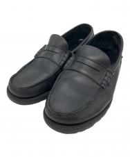 PARABOOT (パラブーツ) モカシンコインローファー ブラック サイズ:6
