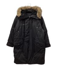 CASPER JOHN AIVER (キャスパージョンアイバー) N-3フライトコート ブラック サイズ:S 未使用品