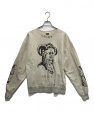 SAINT MICHAEL (セントマイケル) ARIES (アリーズ) ARS CRW SWT/MR ARIES グレー サイズ:L
