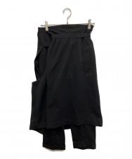 Y-3 (ワイスリー) レディース クラシック トラック デュアルパンツ ブラック サイズ:S