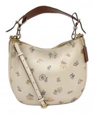 COACH (コーチ) メドウ プレーリー サットン ホーボー ベージュ