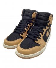 NIKE (ナイキ) AIR JORDAN 1 RETRO HIGH OG（エアジョーダン1レトロハイ OG） ブラウン×ブラック サイズ:27.5cm 未使用品