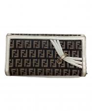 FENDI (フェンディ) ズッキーノホワイトレザー ホワイト