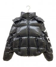 VALENTINO (ヴァレンティノ) VLTN ナイロンラッケ パディドジャケット ブラック サイズ:36
