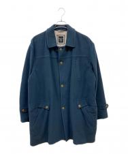 Christian Dior MONSIEUR (クリスチャンディオールムッシュ) カシミヤ混コート ブルー サイズ:L
