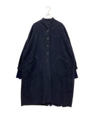 journal standard luxe (ジャーナルスタンダード ラックス) H+ HANNOH WESSEL (アッシュプリュス アノー ヴェセル) 別注ウール混コート ネイビー サイズ:38