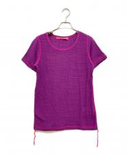 JUNYA WATANABE COMME des GARCONS MAN PINK (ジュンヤワタナベ コムデギャルソンマン ピンク) Tシャツ ピンク×パープル サイズ:-