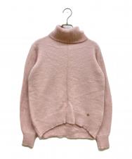 MACKINTOSH LONDON (マッキントッシュ ロンドン) ロイヤルベビーアルパカ ニットプルオーバー ピンク サイズ:SIZE 38