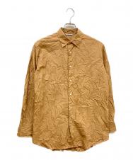 AURALEE (オーラリー) WRINKLED WASHED FINX TWILL SHIRT ベージュ サイズ:SIZE 0