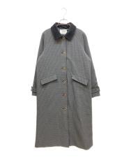 furfur (ファーファー) ステンカラーロングコート グレー サイズ:SIZE Free