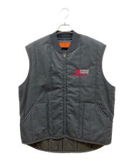 RED KAP (レッド キャップ) 80's-90's企業ロゴベスト グレー サイズ:XL