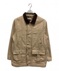 LAND'S END (ランズエンド) 襟コーデュロイカバーオール ベージュ サイズ:XL