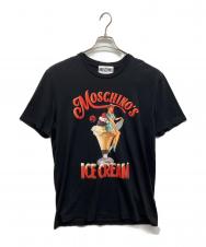 MOSCHINO (モスキーノ) アイスクリームTシャツ ブラック サイズ:52