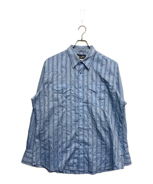 Wrangler (ラングラー) OLDウエスタンシャツ ブルー サイズ:XL