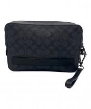 COACH (コーチ) セカンドバッグ　シグネチャー　93546 ブラック サイズ:-