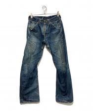 LEVI'S (リーバイス) 00s立体裁断シンチバックデニムパンツ インディゴ サイズ:29