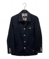 BURBERRY BLACK LABEL (バーバリーブラックレーベル) マリンコートジャケット ネイビー サイズ:M