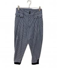 Maison Margiela (メゾンマルジェラ) ヒッコリーリブパンツ インディゴ サイズ:S