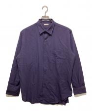 ULTERIOR (アルテリア) RAYON LINEN CHECK SHIRT パープル サイズ:5