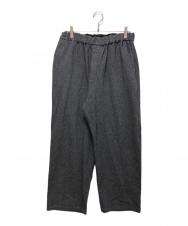 MITTAN (ミッタン) WOOL DENIM WIDE PANT グレー サイズ:3