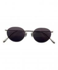 OLIVER PEOPLES (オリバーピープルズ) サングラス シルバー×ブラウン サイズ:SIZE 47□22-145