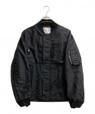 sacai (サカイ) Nylon Twill x Grosgrain Blouson ブラック サイズ:2