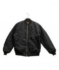 BEAUTY&YOUTH UNITED ARROWS (ビューティーアンドユースユナイテッドアローズ) AVIREX (アヴィレックス) 別注MA-1ジャケット ブラック サイズ:40