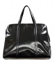PRADA (プラダ) パテントレザートートバッグ ブラック