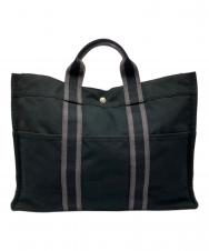 HERMES (エルメス) フルートゥMMトートバッグ ブラック
