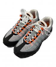 NIKE (ナイキ) AIR MAX95 グレー×オレンジ サイズ:27