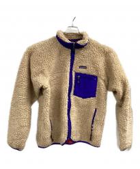 Patagonia (パタゴニア) クラシックレトロカーディガン ベージュ×ブルー サイズ:M