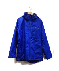 Columbia (コロンビア) ライナー付フーデッドジャケット ブルー サイズ:S OMNI-TECH防水透湿
