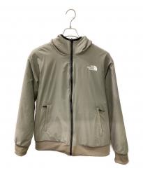 THE NORTH FACE (ザ ノース フェイス) リバーシブルテックエアースウェットフーディ オリーブxグレー サイズ:L