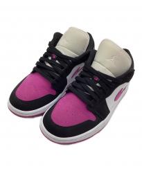NIKE (ナイキ) JORDAN BRAND WMNS AIR JORDAN 1 LOW パープル×ブラック サイズ:SIZE 25cm