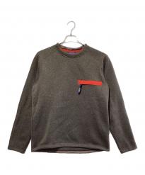 Patagonia (パタゴニア) ベター・セーター・クルーネック グレー×オレンジ サイズ:SIZE S