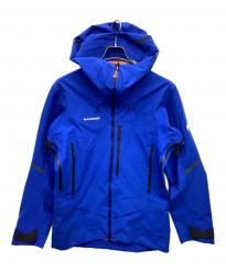 MAMMUT (マムート) ノードワンドプロ ハードシェル フーデットジャケット ブルー サイズ:SIZE M