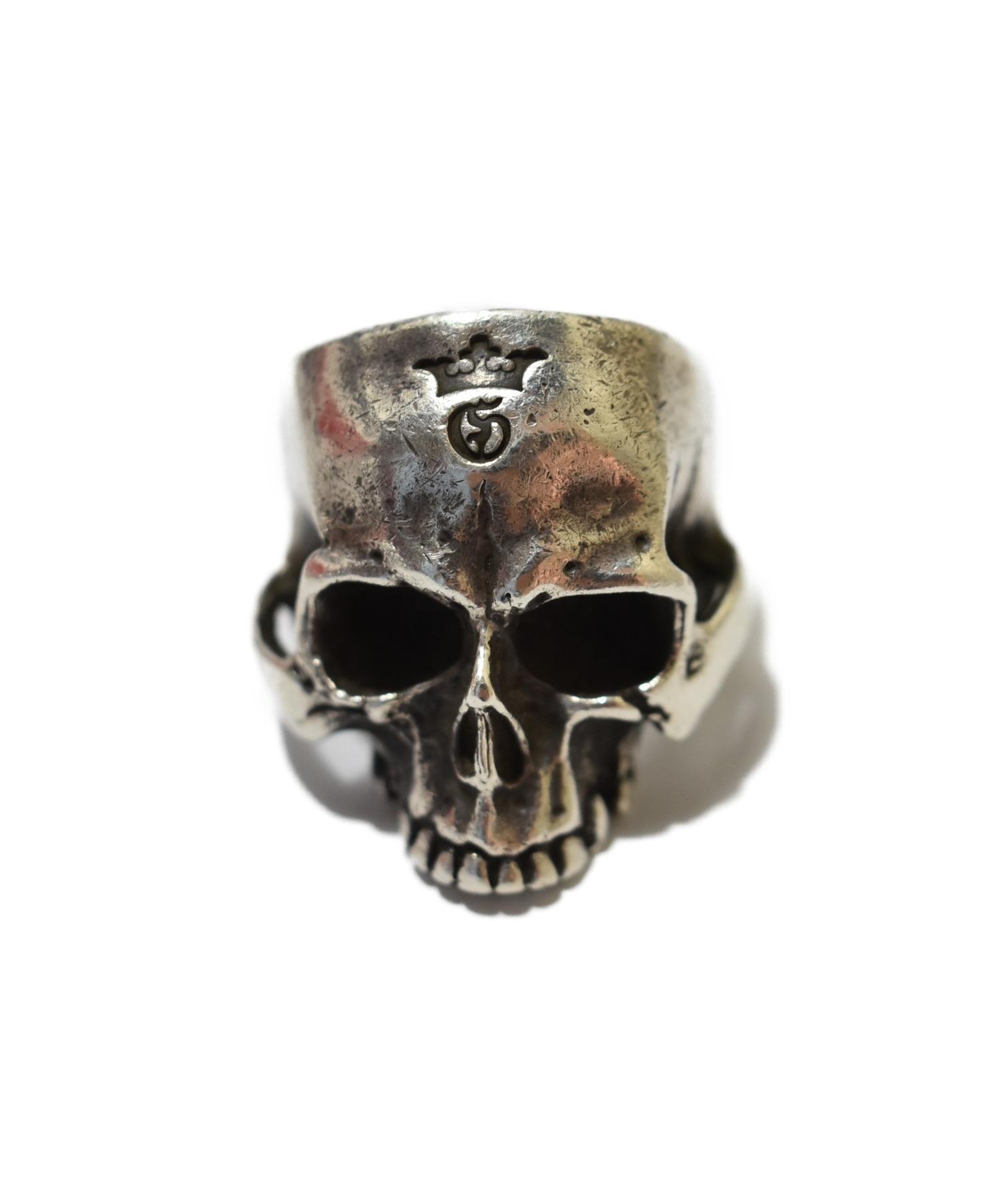 中古 古着通販 Gabor ガボール ラージスカルリングウィズアウトジョー シルバー サイズ 21号 ブランド 古着通販 トレファク公式 Trefac Fashion