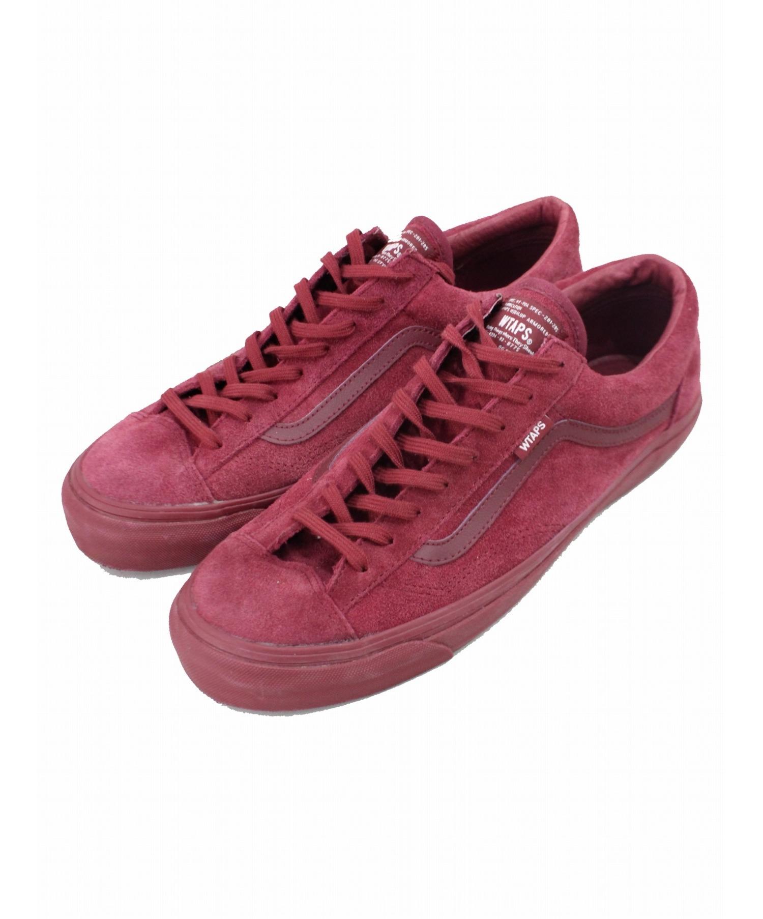 wtaps x vans red