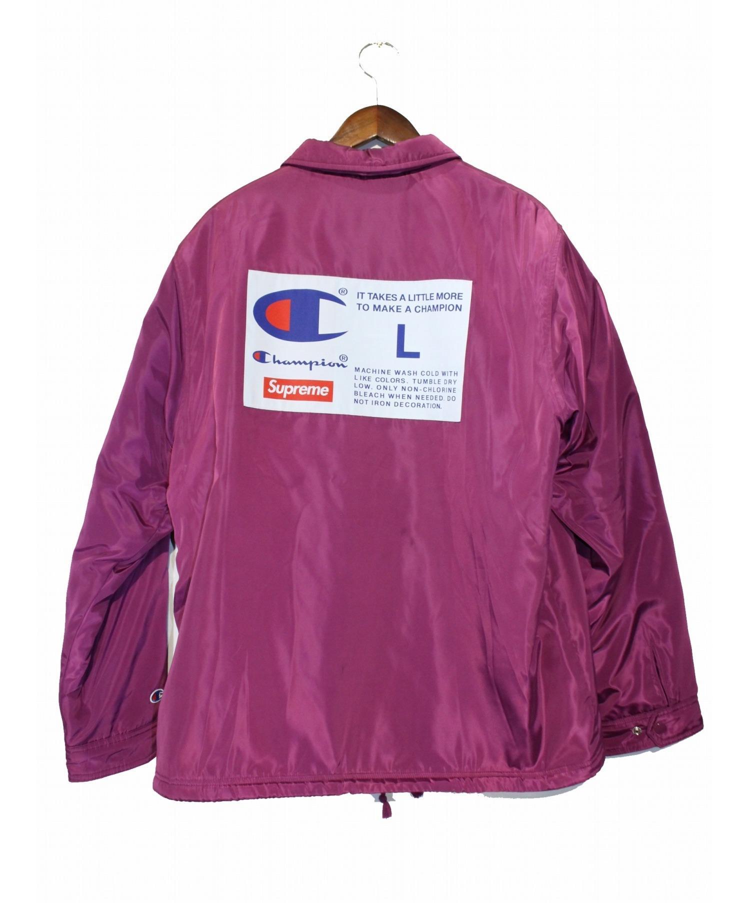 champion label coaches jacket