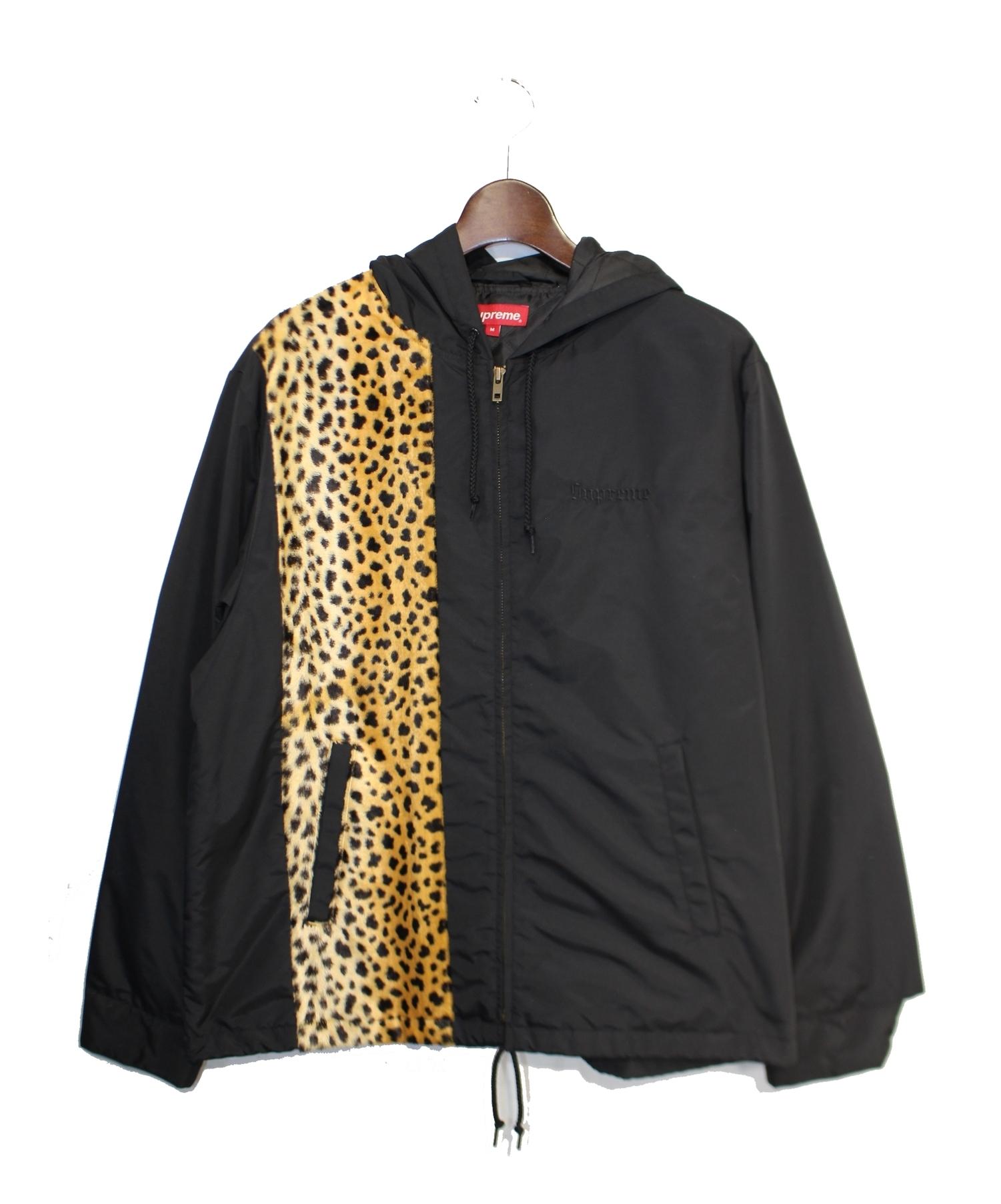 シュプリーム Cheetah Hooded Station Jacket L