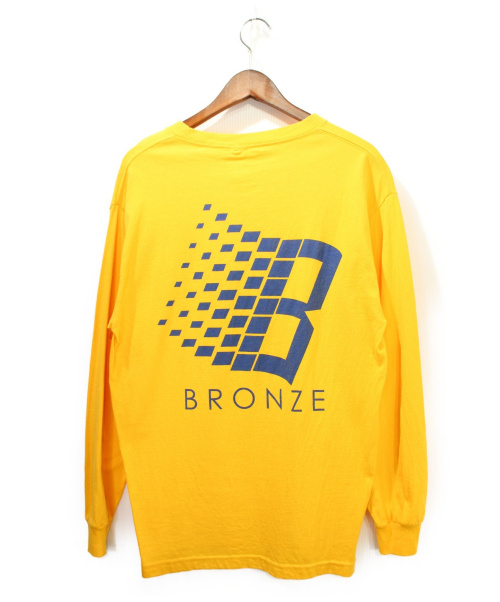 BRONZE（ブロンズ）BRONZE (ブロンズ) 長袖Tシャツ オレンジ サイズ:Mの古着・服飾アイテム