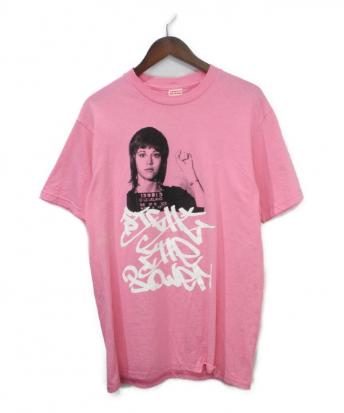SUPREME（シュプリーム）SUPREME (シュプリーム) JANE FONDA TEE ピンク サイズ:Mの古着・服飾アイテム