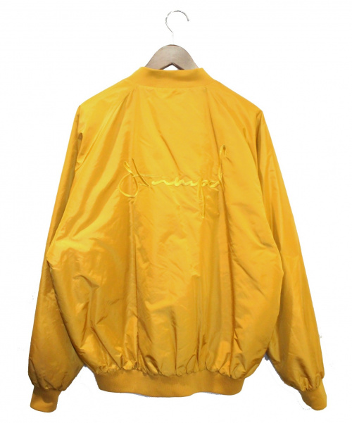 STAMPD LA（スタンプド エルエー）STAMPD LA (スタンプドエルエー) バック刺繍MA-1ジャケット マスタード サイズ:Sの古着・服飾アイテム