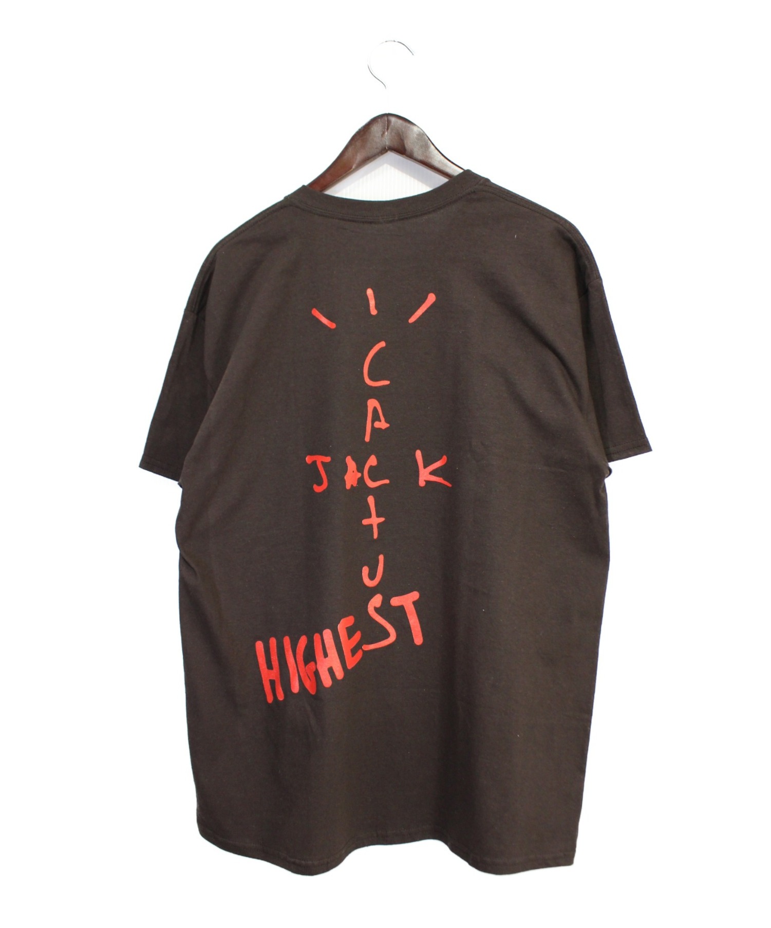【中古・古着通販】NIKE × TRAVIS SCOTT (ナイキ × トラビス・スコット) Tシャツ ブラウン サイズ:L 未使用品