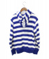 Supreme (シュプリーム) Striped Pullover Hoodie ブルー×ホワイト サイズ:Ｍ：7800円