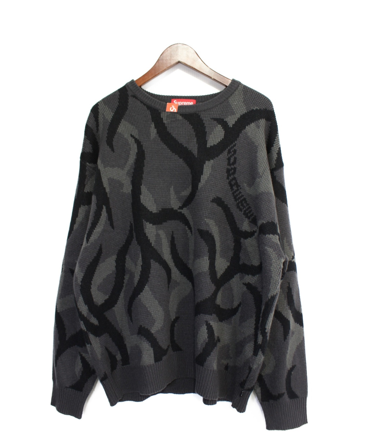 supreme camo jumper