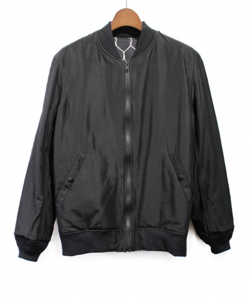 UNDERCOVER（アンダーカバー）UNDERCOVER (アンダーカバー) リバーシブルMA-1ジャケット ブラック サイズ:3の古着・服飾アイテム
