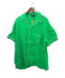 SELF MADE（セルフメイド）の古着「オープンカラーシャツ」｜グリーン